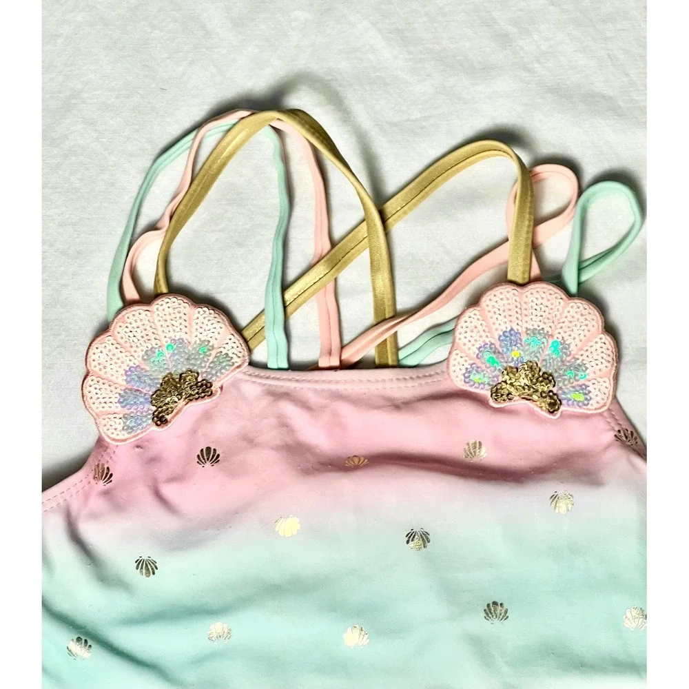 Betsey Johnson ombre tankini